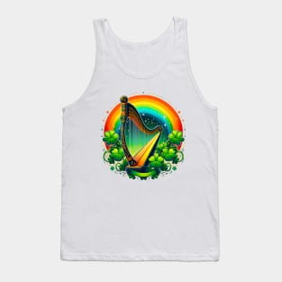 Irish Harp Heraldry celebrating St. Patrick's Tank Top